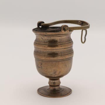 Bronzen wijwatervat, 17e-eeuw, Duitsland - Brons - 1650-1700, Antiek en Kunst