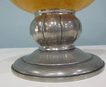 LES ESTAINS DU MANOIR FRANCIA - Fruitschaal - Kristal, Tin -