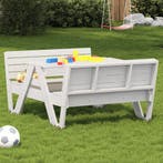 vidaXL Picknicktafel voor kinderen 88x122x58 cm massief, Verzenden, Nieuw