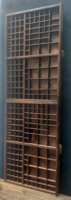 Wandrek - Hout - Grote lettersbak, Antiek en Kunst