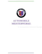 1992 BMW ALPINA RANGE BROCHURE DUITS