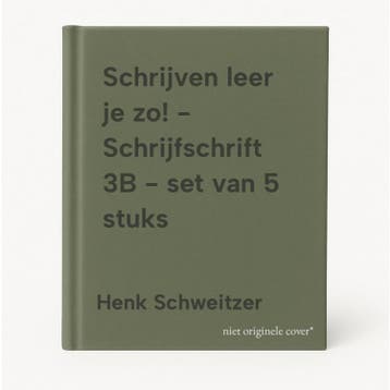 Schrijven leer je zo! - Schrijfschrift 3B - set van 5 stuks, Boeken, Verzenden, Gelezen, Henk Schweitzer