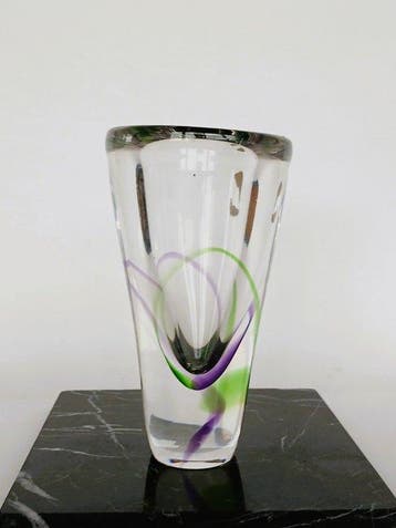 Kristalunie Maastricht, Glasfabriek Leerdam - Max Verboeket,, Antiek en Kunst