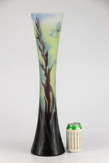 Emile Gallé, Établissements Gallé - Vase - Verre - Art