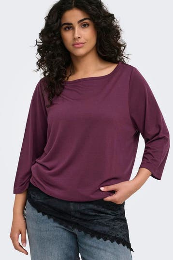 ONLY shirt Carlinne elastiekXL=54Maat 46/48 (XL) of groter, Verzenden, Nieuw, Maat 46/48 (XL) of groter, Overige kleuren