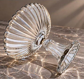 Val Saint Lambert - Vaas - Tafelstuk - glas/kristal -, Antiek en Kunst