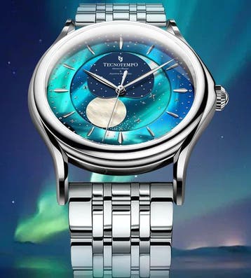 Tecnotempo - Automatic Moon Phase & Aurora Borealis