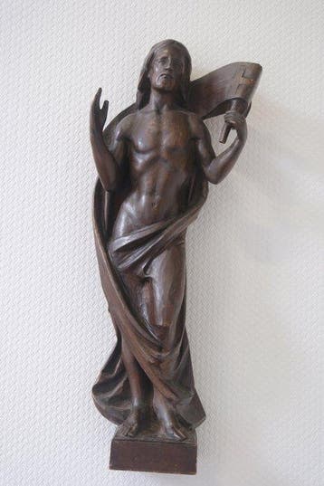 sculptuur, Risen Christ - 55 cm - Hout