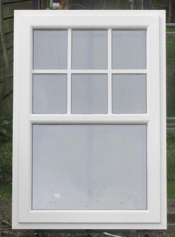 pvc raam , chassis , venster , kozijn 90 x 130 wit, Doe-het-zelf en Bouw, 75 tot 150 cm, Kunststof, Raamkozijn, Nieuw