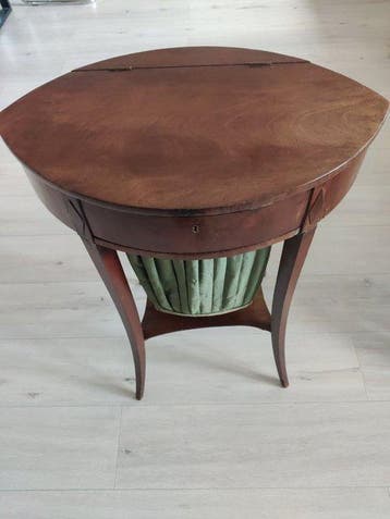 Salontafel - Hout - Edwardian Satinwood Oval, Antiquités & Art