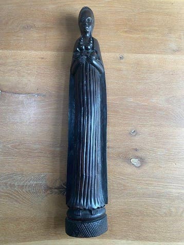 sculptuur, Moeder met kind Zwarte Madonna (Heilige Maria) -, Antiek en Kunst, Kunst | Niet-Westerse kunst