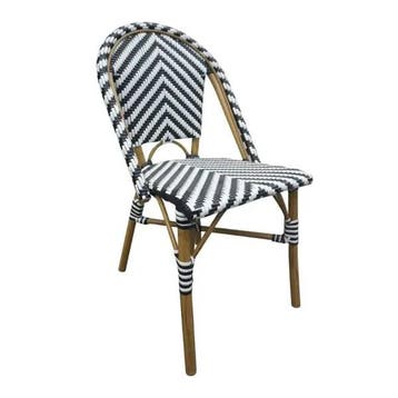 Stoelen | Rotan/Aluminium | Black | Houtlook Frame |, Verzenden, Nieuw in verpakking