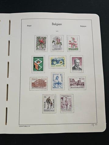 Belgique 1975/1983 - Leuchtturm LX soigneusement rempli, Postzegels en Munten, Gestempeld
