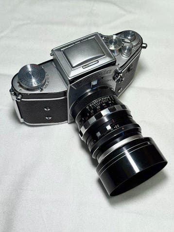 Exakta Varex VX + Tele-Xenar 90/3.5 Appareil photo, Audio, Tv en Foto, Nieuw