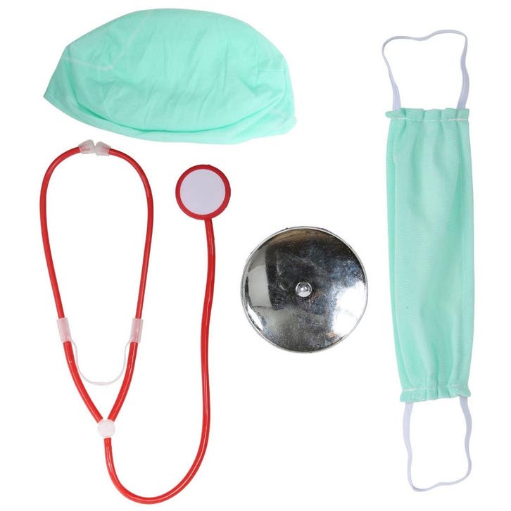 Dokter Accessoireset 4 delig, Hobby & Loisirs créatifs, Articles de fête, Envoi