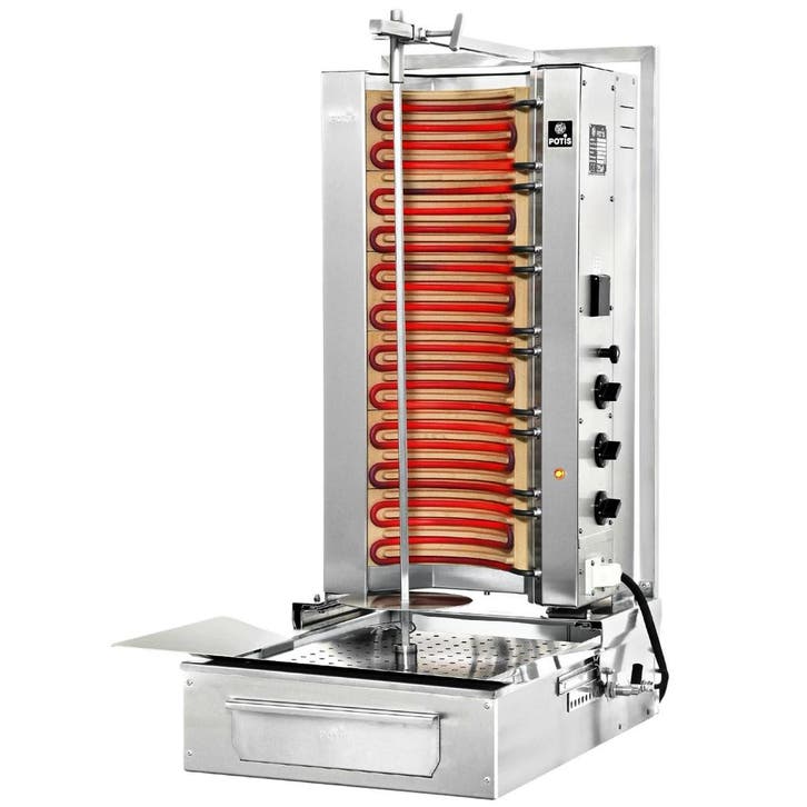 Dönergrill | SERIE F | Elektrisch | 6 Elementen (Keramisch), Zakelijke goederen, Horeca | Keukenapparatuur, Nieuw in verpakking