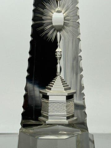 Val Saint Lambert - Presse-papier - Kristal, Antiek en Kunst