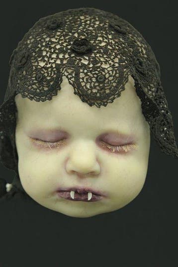 Unique Reborn Vampire Baby Doll – Hyper-Realistic OOAK