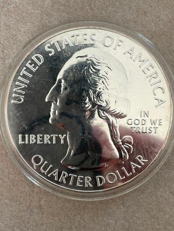 Verenigde Staten. Quarter Dollar 2011 Glacier-Nationalpark,