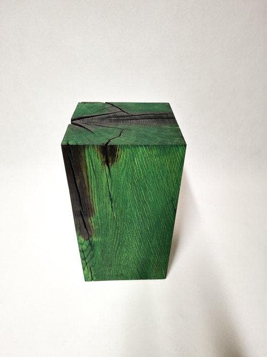 THE FOREST - Bijzettafel - Eik - Handgemaakt, Antiquités & Art, Curiosités & Brocante