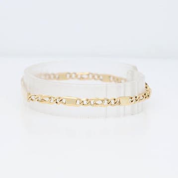 Bracelet - 14 carats Or jaune, Handtassen en Accessoires, Antieke sieraden