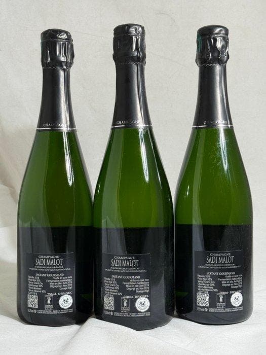 2018 Sadi Malot, Instant Gourmand - Champagne Premier Cru -, Collections, Vins
