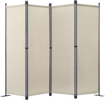 2dekans | Angel Living Kamerscherm - 4-delig - 224x165 cm -, Huis en Inrichting, Woonaccessoires | Kamerschermen, Ophalen of Verzenden