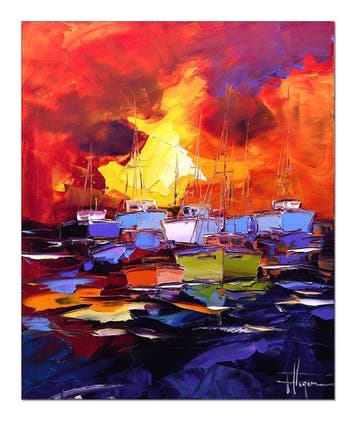 Olivier Pfleger - Mandrafina  Un matin au port de pêche