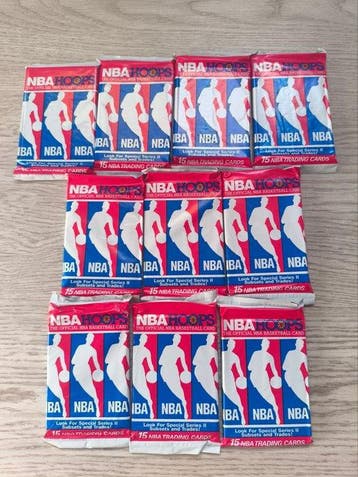 1990/91 NBA Hoops Michael Jordan, Magic Johnson, Larry Bird, Verzamelen, Nieuw
