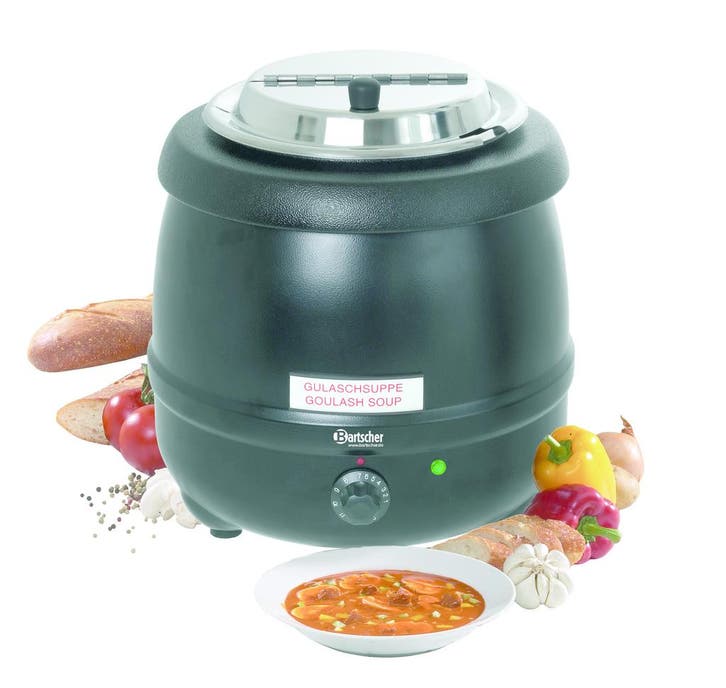 Soepketel | Zwart | 9L | 230V | 360x330x370(h)mm Bartscher, Zakelijke goederen, Horeca | Keukenapparatuur, Nieuw in verpakking