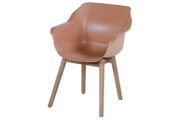 Hartman Sophie Element tuinstoel Italian terre met teak, Tuin en Terras, Nieuw