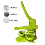 Button Maker Machine 58mm Buttons Zelf Maken Set Groen, Verzenden, Nieuw