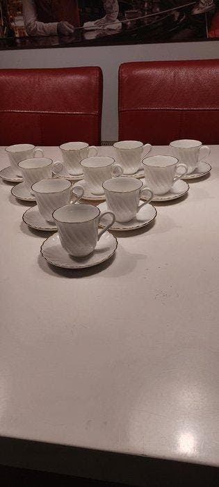Wedgwood - Service de table (10) - Chelsea doré - Porcelaine