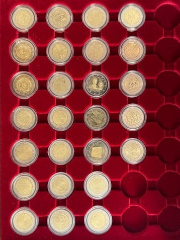 Europa. 2 Euro Various Years (26 coins) (Zonder