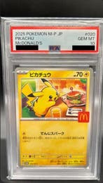 Pokémon - 1 Graded card - Burger Pikachu #020 Promo card,, Nieuw