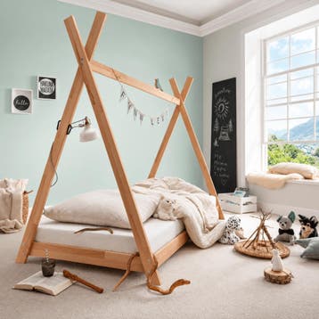 Infanskids Pino Tipibed 90x200 Beuken - Buitenmaat 208x96x16