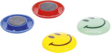 4-delige magneet set smile, diameter 40 mm, Verzenden, Nieuw