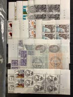 Belgique - lot étendu de timbres en bloc de 4, avec