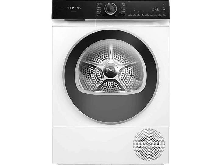 Siemens -  Warmtepompdroger 9 Kg 59 Db Energielabel B - Wit, Elektronische apparatuur, Droogkasten, Minder dan 85 cm, Voorlader