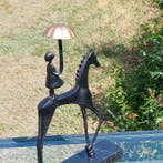sculptuur, The dream girl - 36.5 cm - Bron, Marmer, Antiek en Kunst