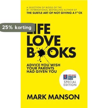 Life Love Books 9780063000681 Mark Manson, Boeken, Verzenden, Zo goed als nieuw, Mark Manson