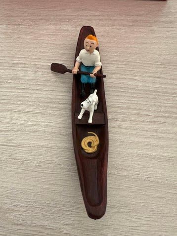 Pixi Paris - Tintin - 1 - Tintin et Milou en pirogue - Réf