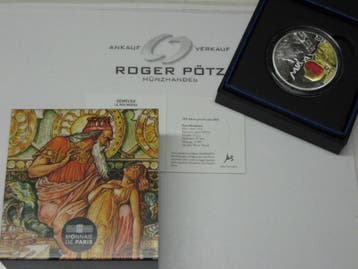 Frankreich 10 Euro zilver 2023 Saeerin coloriert Koenig M..., Verzenden