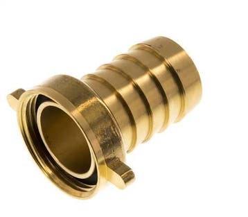 G 1 1/4 x 32mm Messing Slangpilaar met NBR Afdichting en, Verzenden, Nieuw