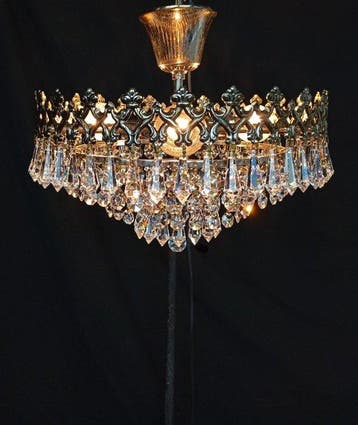 Lustre - Cristal, Bronze - Lustre prismes/pyramides