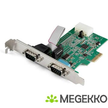StarTech.com 2-poorts PCI Express RS232 serile adapterkaart, Computers en Software, Verzenden, Nieuw
