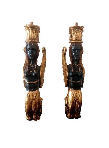 Architectonisch ornament - negentien - Sfingi - 57 cm
