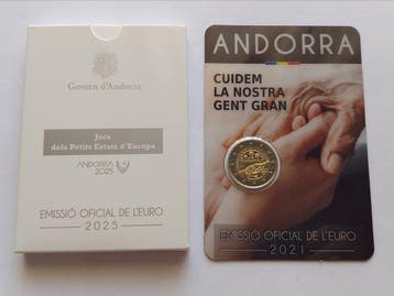 Andorra. 2 Euro 2021/2025 Let’s Take Care of Our Elderly +