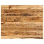 Mangohouten Tafelblad 100x80 | Retour Deal 35% Korting NU!, Huis en Inrichting, Verzenden, Nieuw