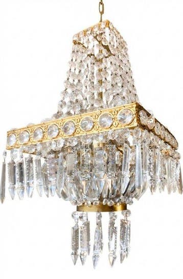 Lustre - Laiton doré - Style Empire